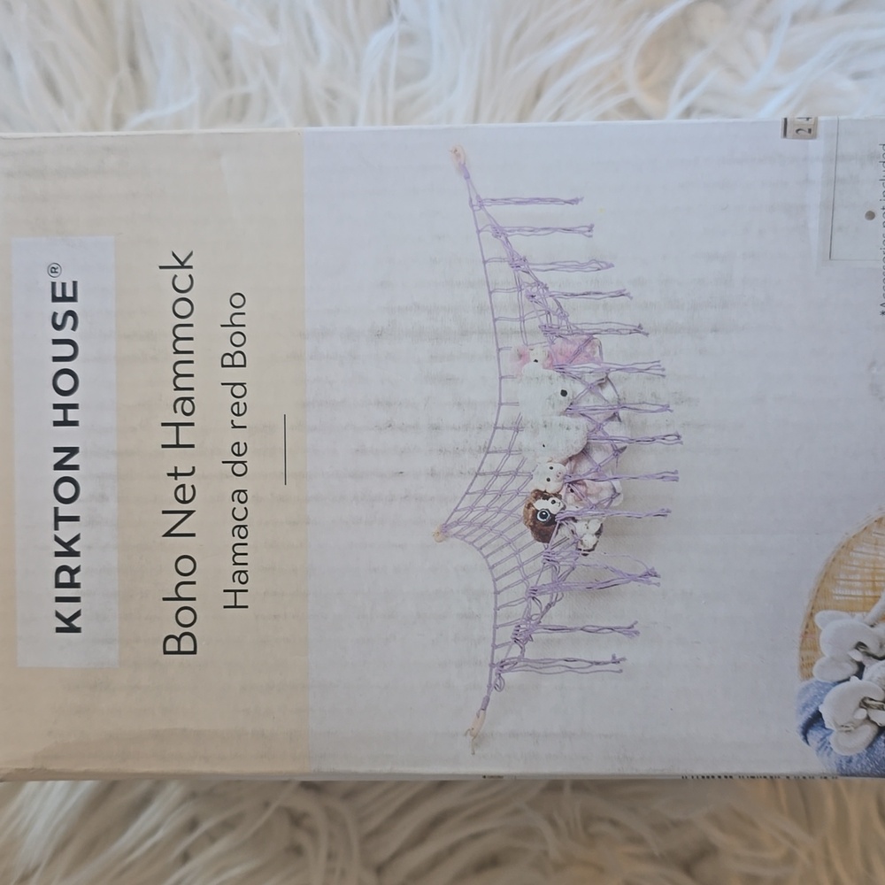 Boho Net Hammock- Lavender